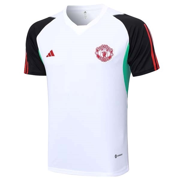 Camiseta Entrenamiento Manchester United 2023-2024 Blanco